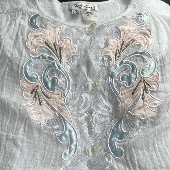 New! NATORI Nightgown for Saks Vintage - Picture 2 of 8